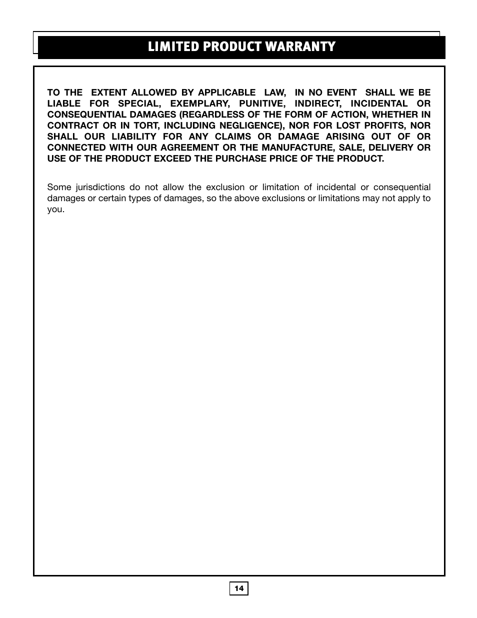 Limited product warranty | Activeforever Lotus Water Treatment System (Replacement Filter) User Manual | Page 16 / 18