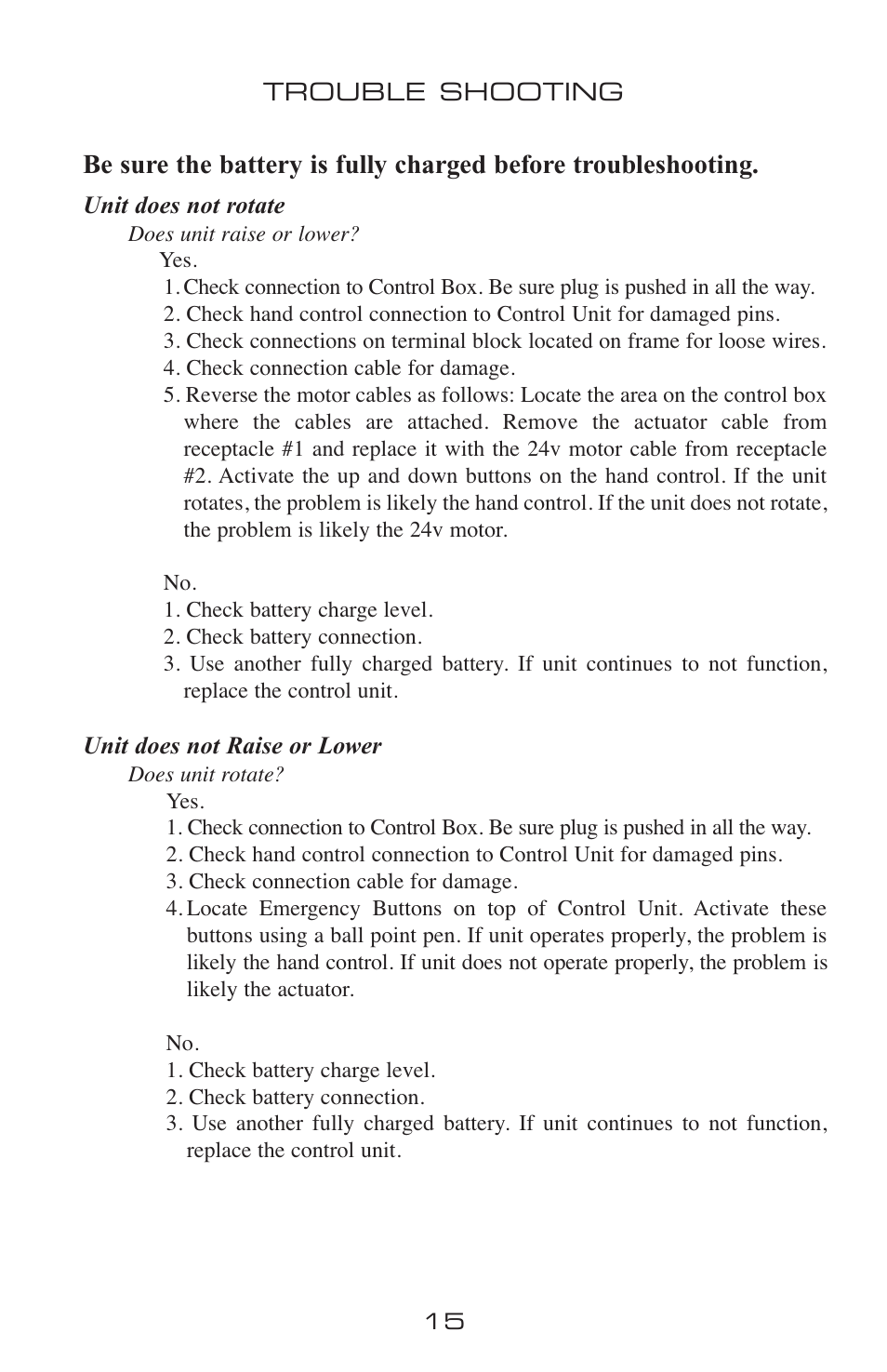 Activeforever AXS Semi Portable Aquatic Pool Lift User Manual | Page 15 / 20