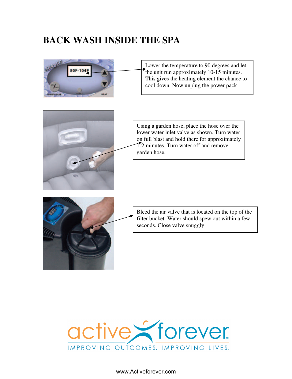 Activeforever Spa2Go Portable Spa (Blue) User Manual | 11 pages