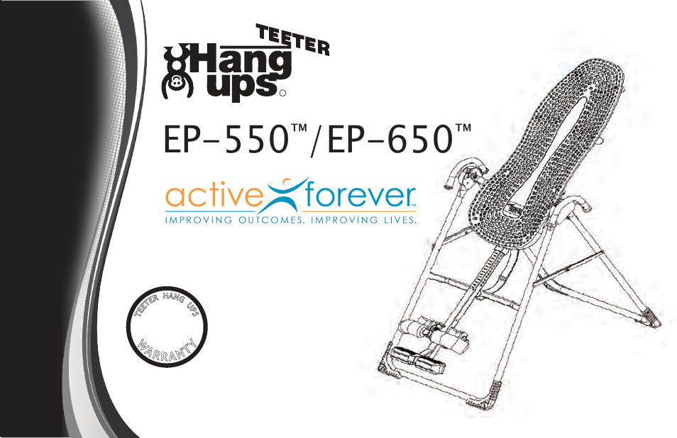 Activeforever Teeter Hang Ups EP-550 Inversion Table User Manual | 13 pages