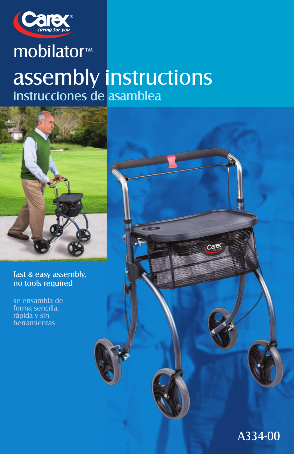 Activeforever Carex Mobilator Rollator User Manual | 6 pages