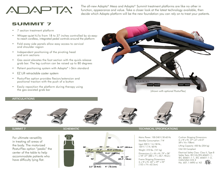 Activeforever Adapta Mesa 2 section with Adapta i-Skin User Manual | 4 pages