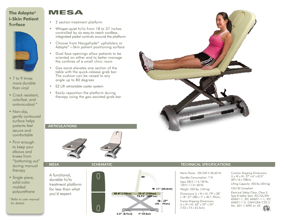 Activeforever Adapta Mesa 2 section with Adapta i-Skin User Manual | Page 3 / 4