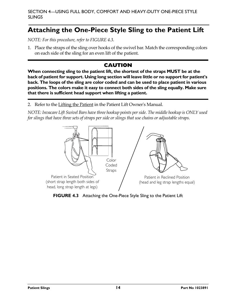 Activeforever Invacare Standard Patient Lift Sling User Manual | Page 14 / 24