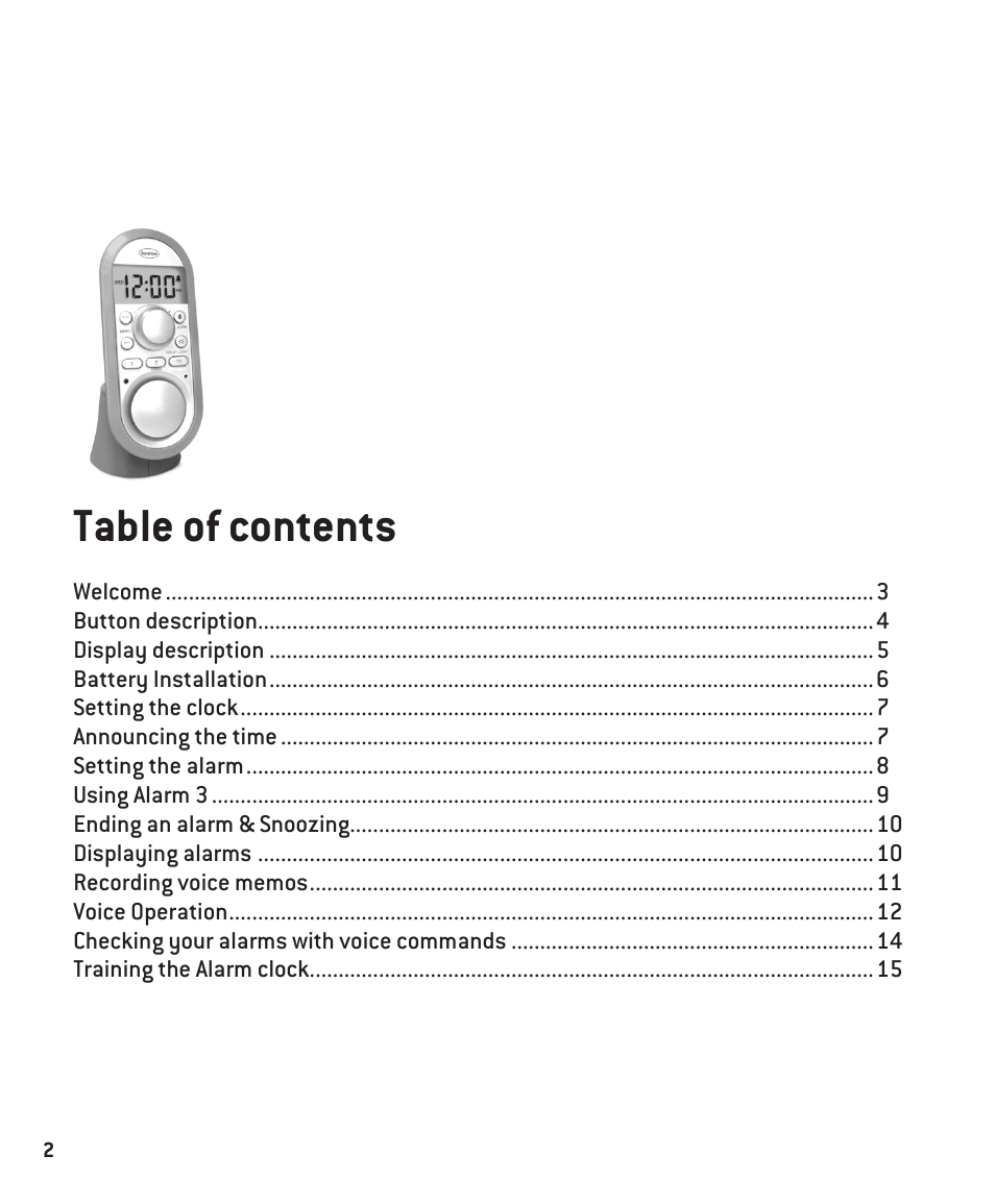 Innotech Systems Sunshine User Manual | Page 2 / 16
