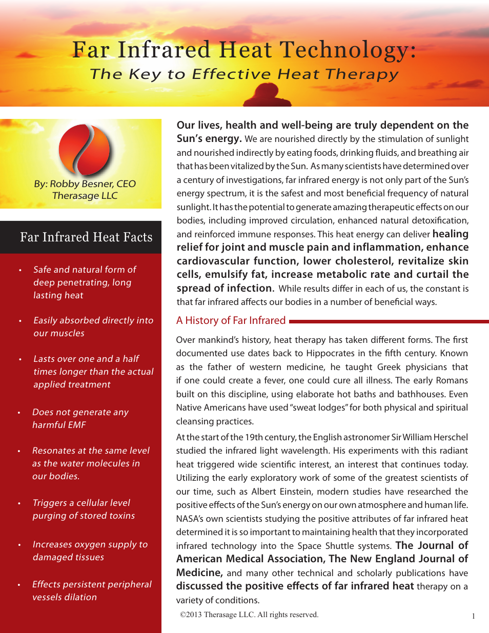 Activeforever Therasage Instant Calmer Healing Pad User Manual | 4 pages