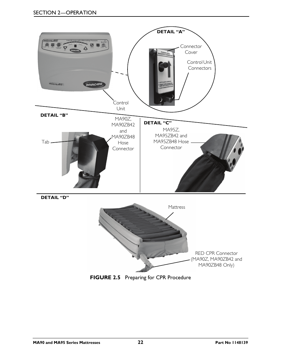Activeforever Invacare microAIR Lateral Alternating Pressure Mattress & Compressor (microAIR Mattress with Compressor 36 x 80 x 15) User Manual | Page 22 / 26