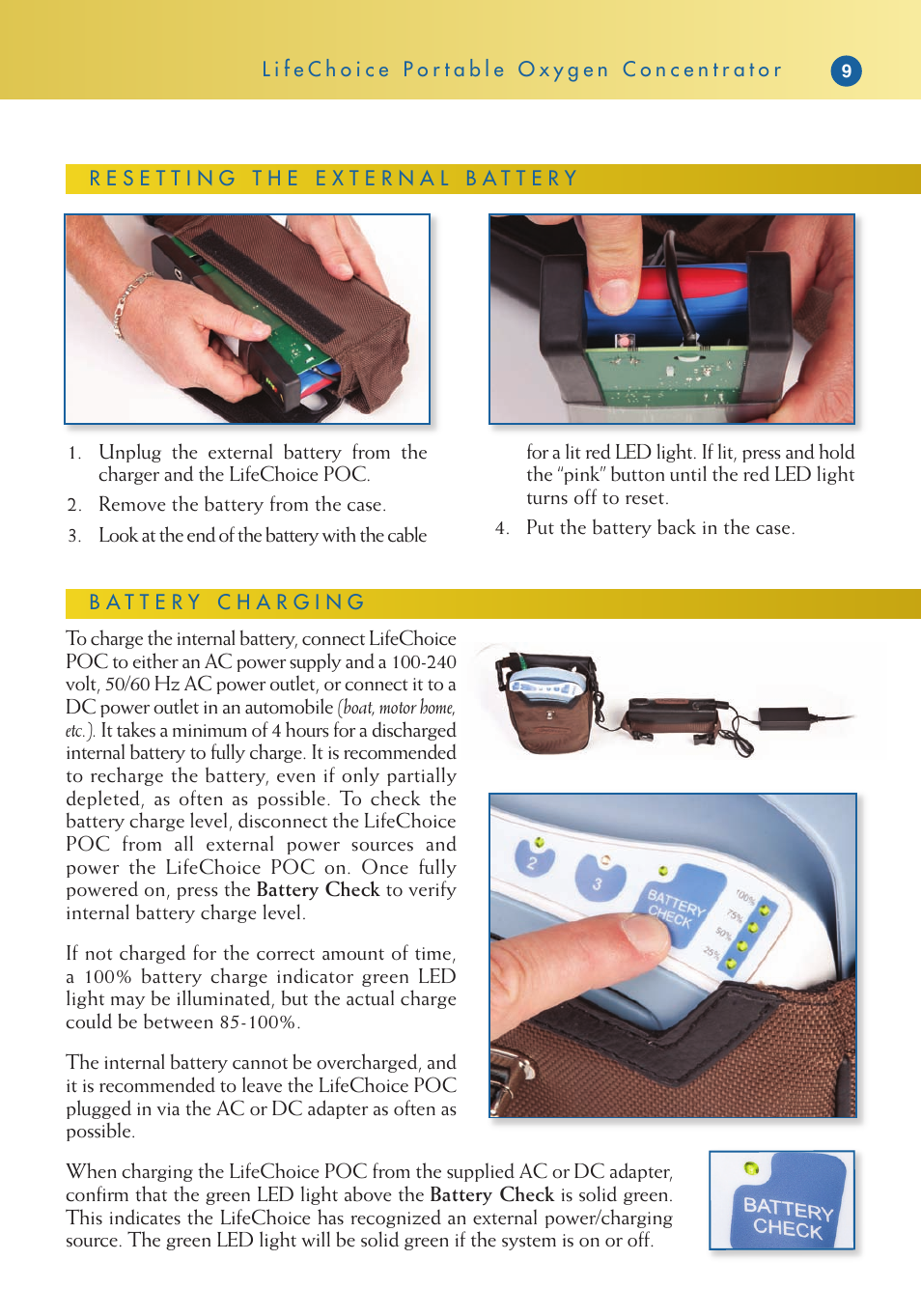 Activeforever Life Choice Portable Oxygen Concentrator User Manual | Page 11 / 28