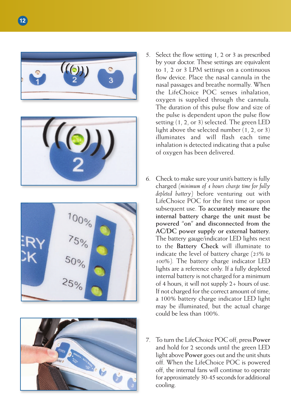 Activeforever Life Choice Portable Oxygen Concentrator User Manual | Page 14 / 28