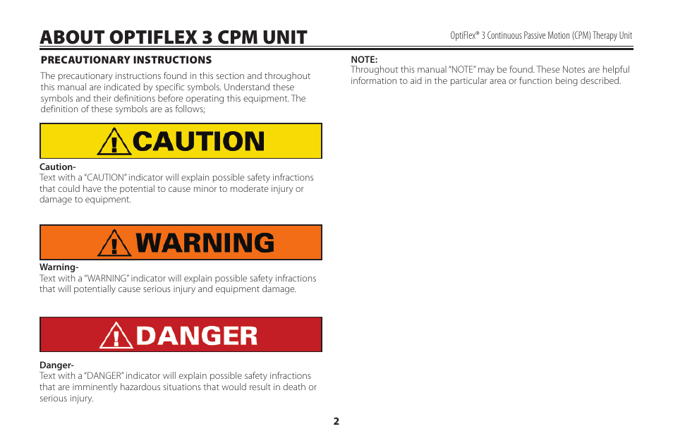 About optiflex 3 cpm unit | Activeforever OptiFlex 3 Knee CPM (OptiFlex3 Knee CPM) User Manual | Page 5 / 23