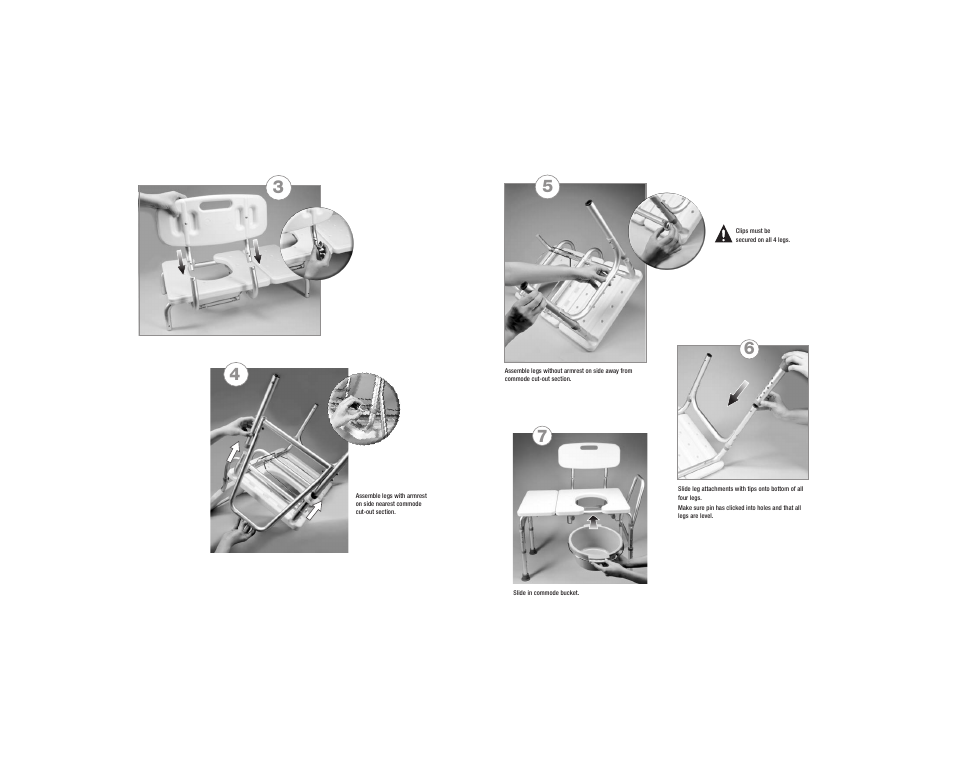 Activeforever Carex Padded Tub Transfer Bench with Commode User Manual | Page 2 / 2