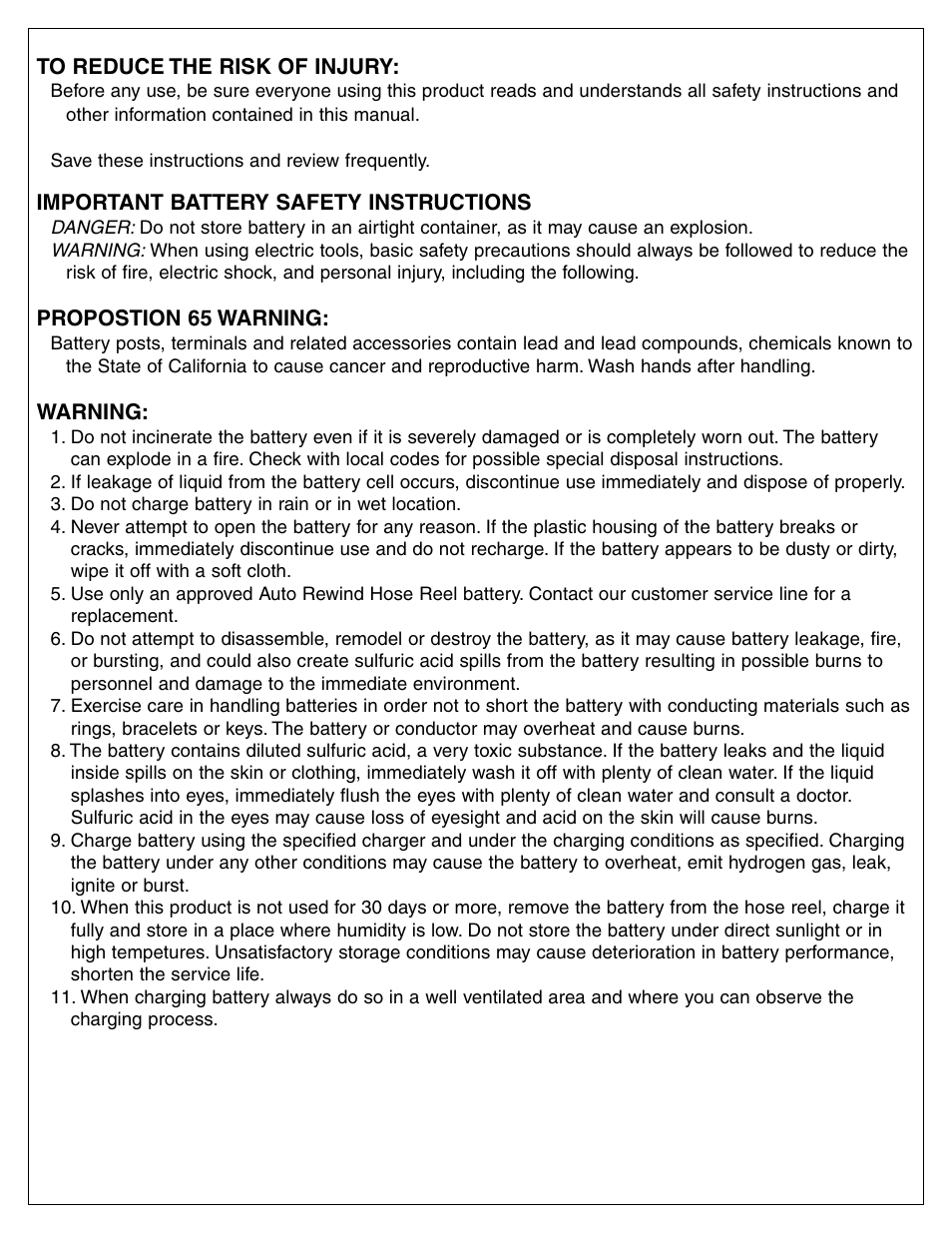Activeforever HydroHose Automatic Rewind 75ft Hose Reel User Manual | Page 2 / 6