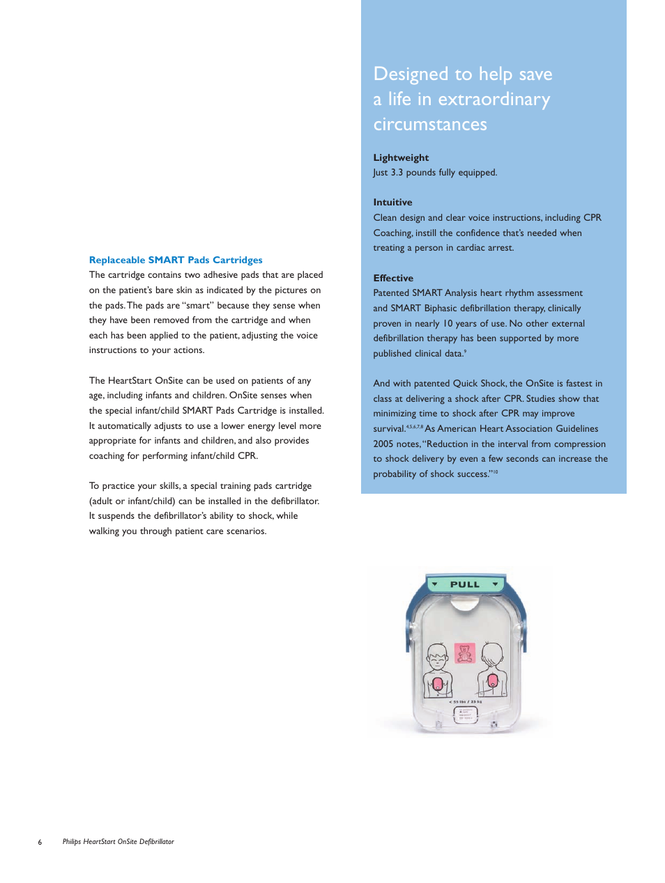 Activeforever Philips HeartStart AED OnSite Defibrillator User Manual | Page 6 / 8