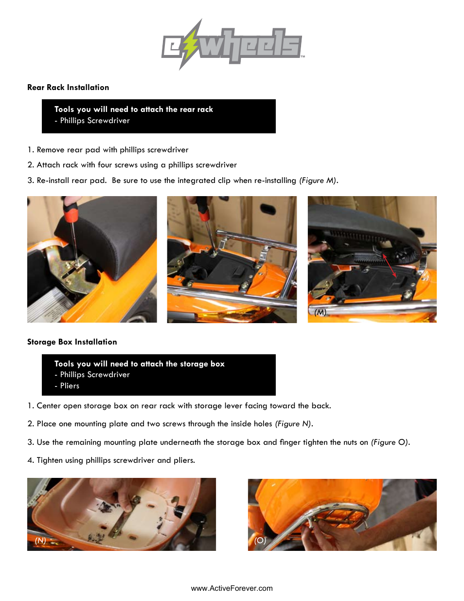 E wheels e wheels | Activeforever eWheels Commute Moped 600 Watt User Manual | Page 9 / 10