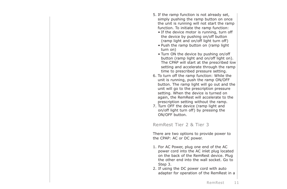 Activeforever RemRest 901 CPAP Machine User Manual | Page 11 / 24