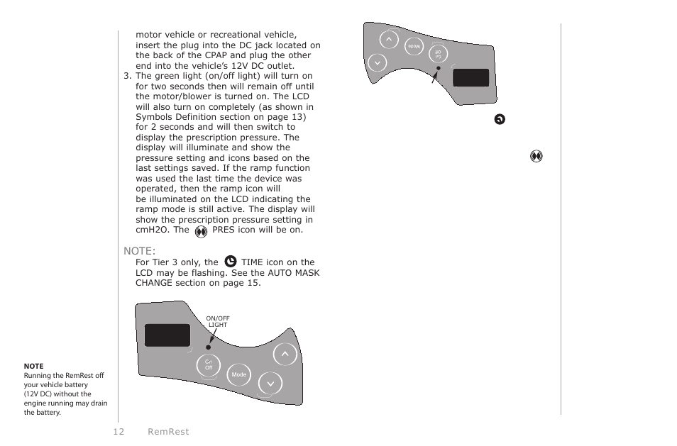 Activeforever RemRest 901 CPAP Machine User Manual | Page 12 / 24