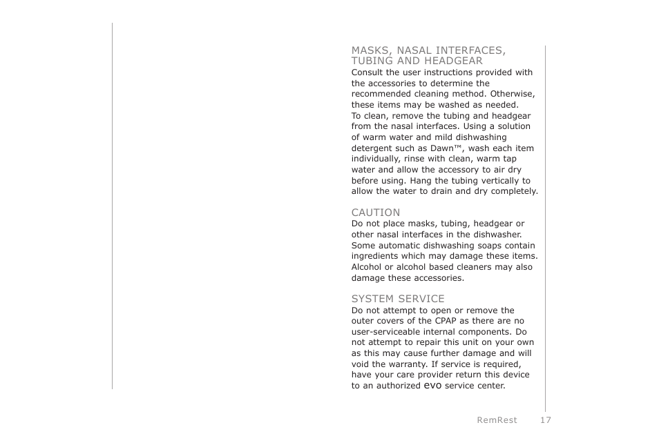 Activeforever RemRest 901 CPAP Machine User Manual | Page 17 / 24