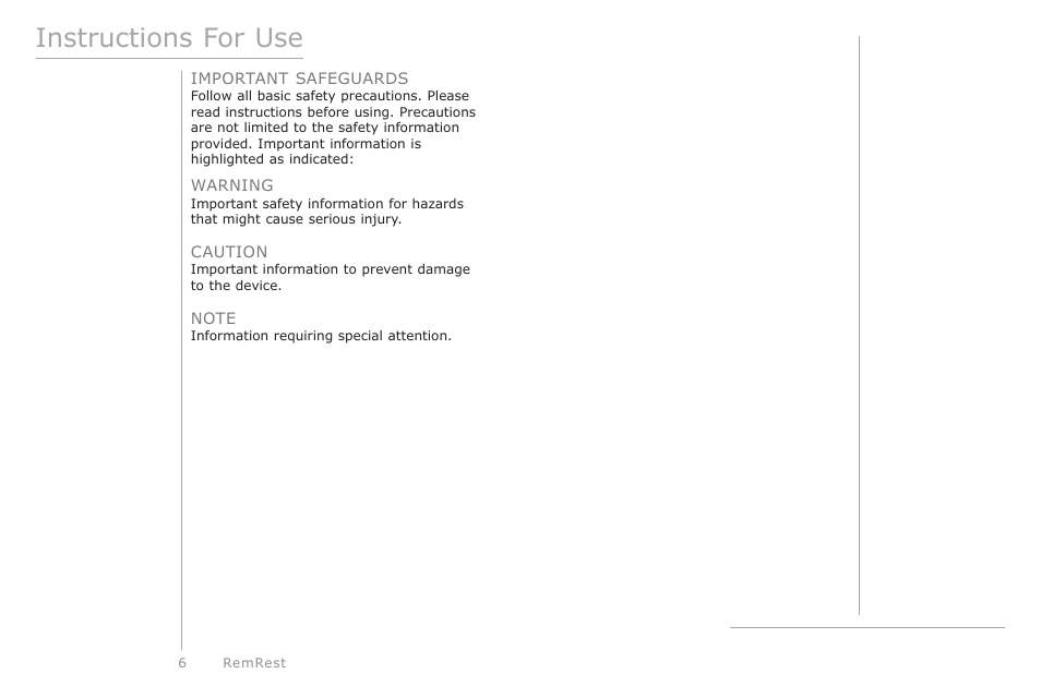 Instructions for use | Activeforever RemRest 901 CPAP Machine User Manual | Page 6 / 24