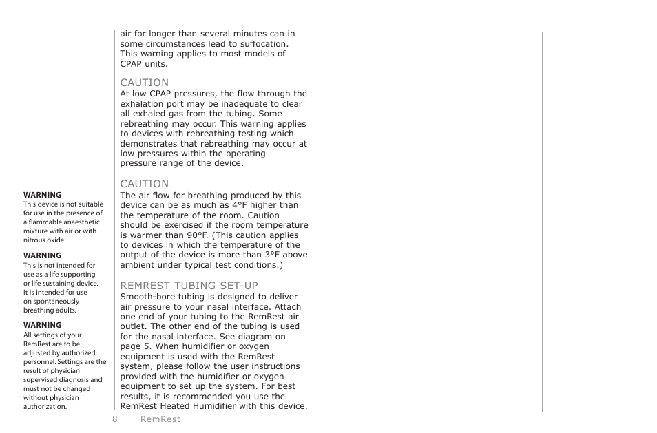 Activeforever RemRest 901 CPAP Machine User Manual | Page 8 / 24