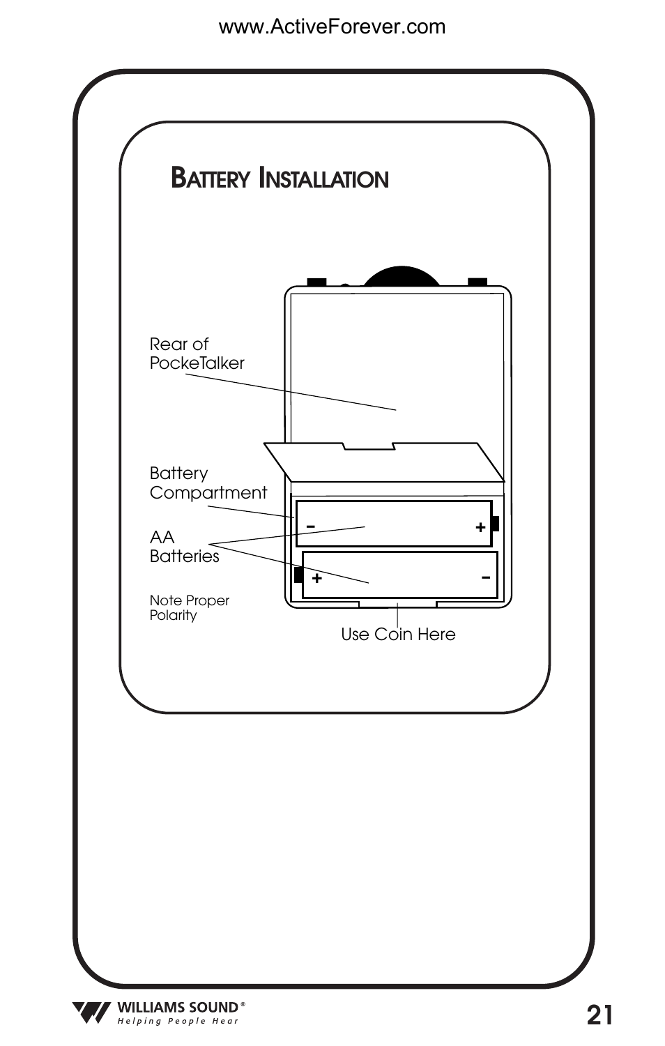 Activeforever Pocket Talker Pro System User Manual | Page 21 / 37