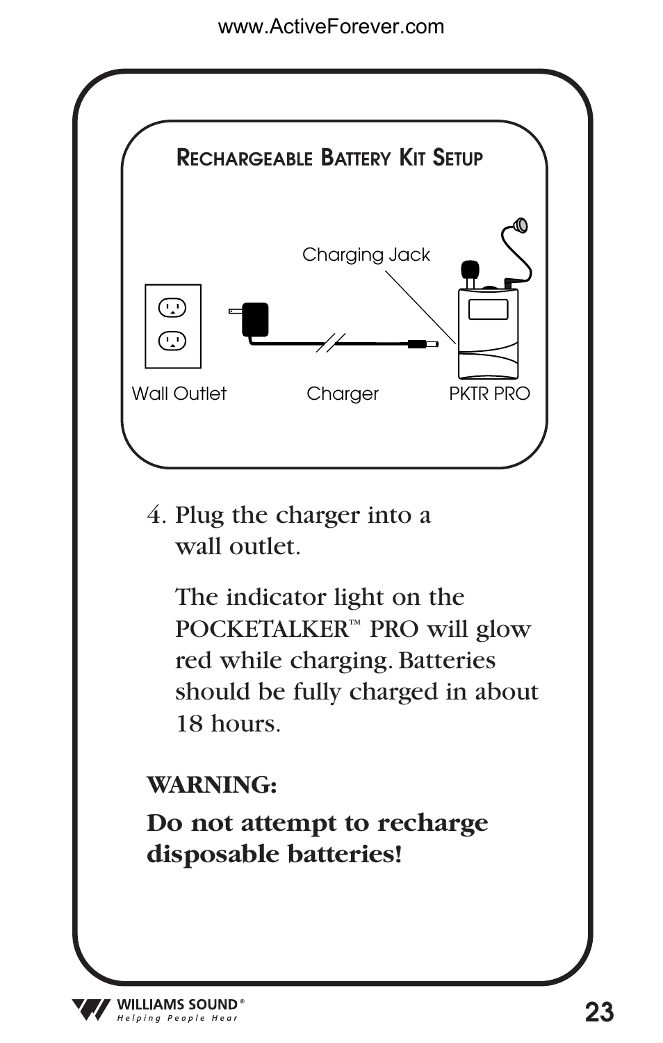 Activeforever Pocket Talker Pro System User Manual | Page 23 / 37