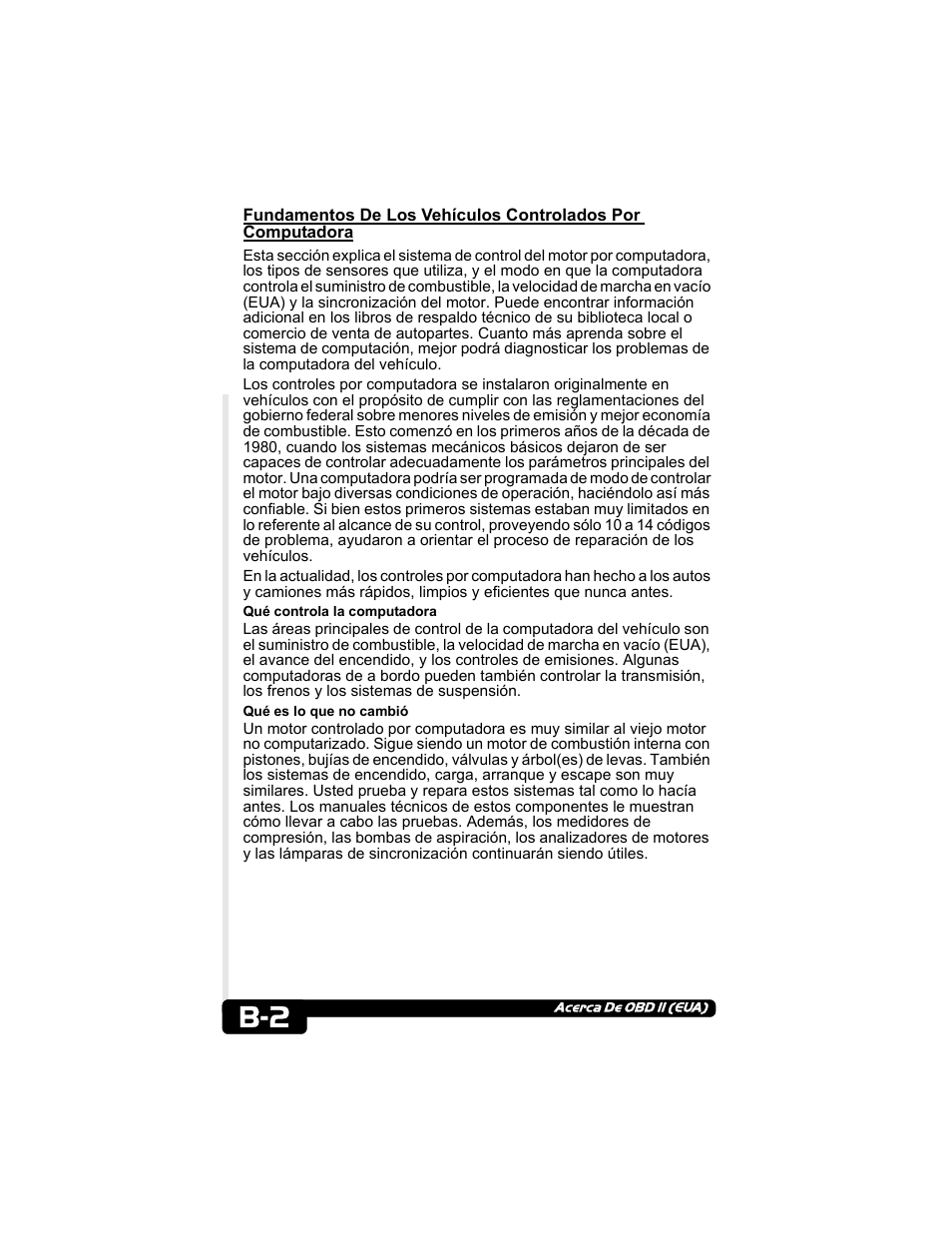 Actron CP9135 OBD II AutoScanner User Manual | Page 112 / 120