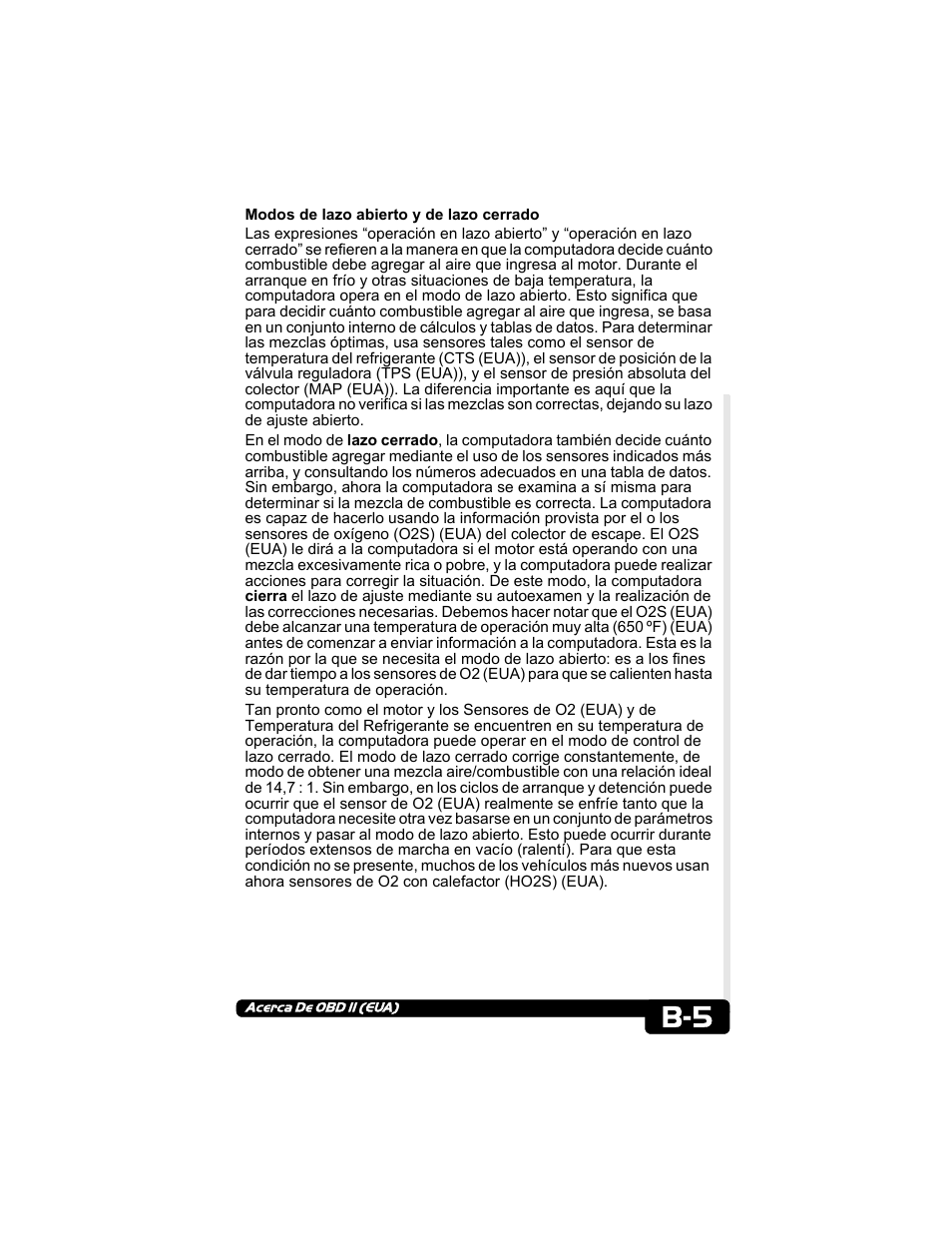 Actron CP9135 OBD II AutoScanner User Manual | Page 115 / 120