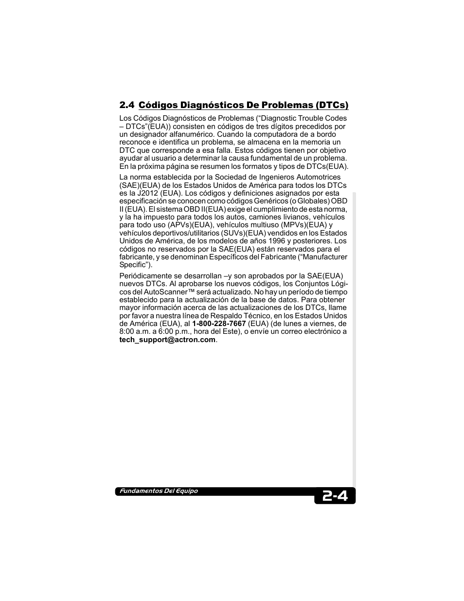 4 códigos diagnósticos de problemas (dtcs) | Actron CP9135 OBD II AutoScanner User Manual | Page 88 / 120