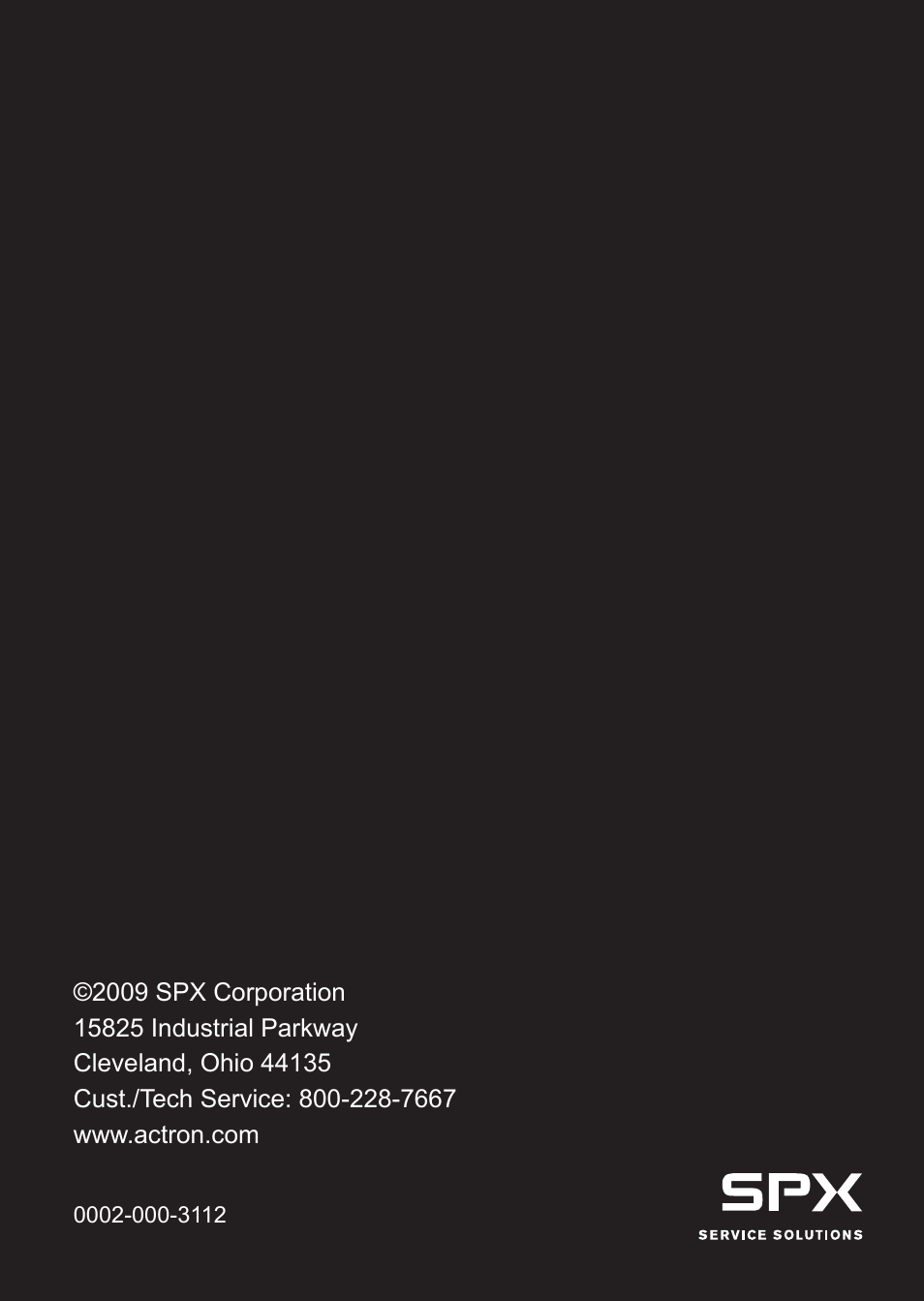 Actron PocketScan Plus CP9550 User Manual | Page 12 / 12