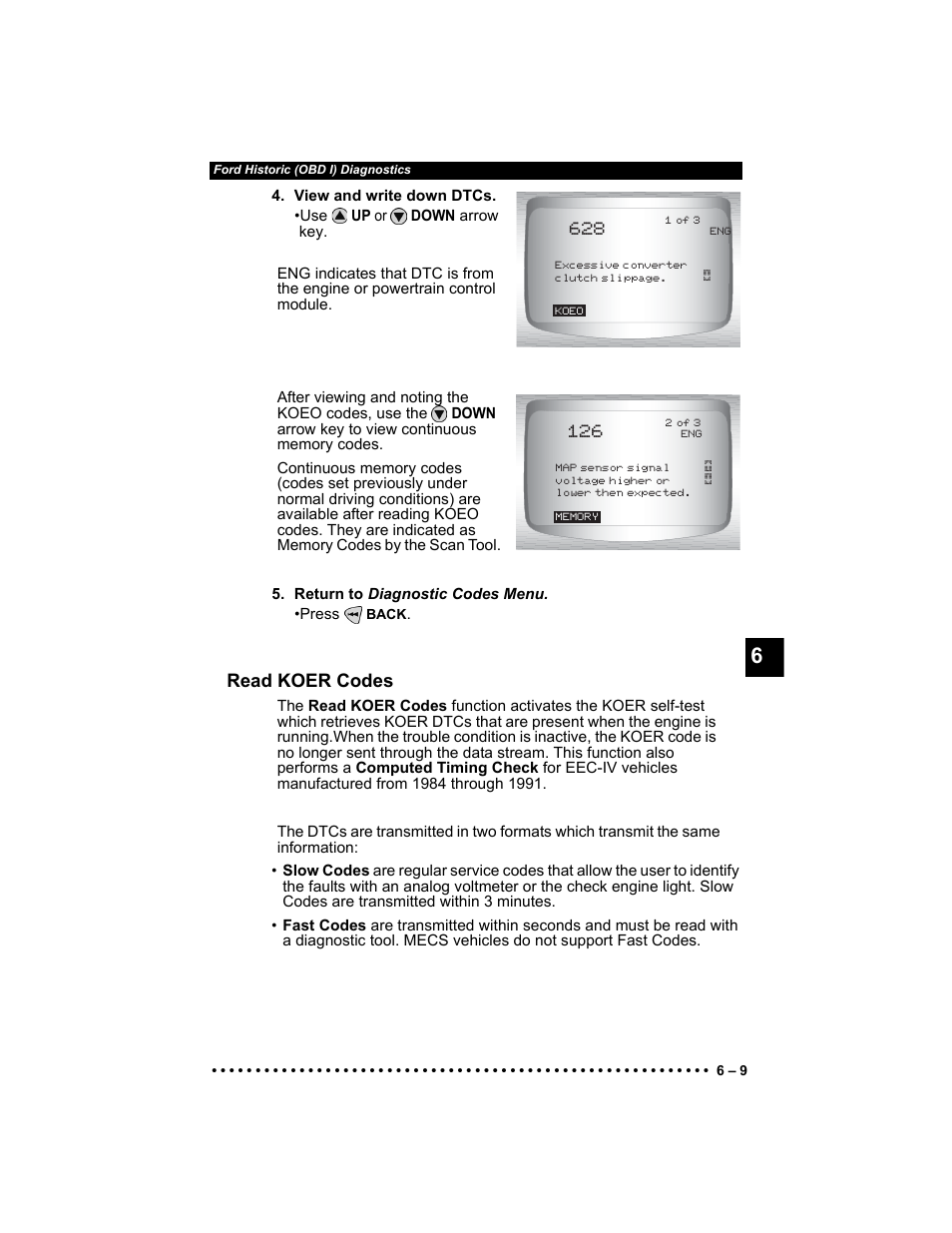 Read koer codes | Actron Elite AutoScanner® CP9185 User Manual | Page 131 / 240