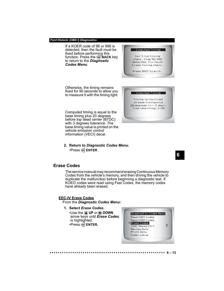 Erase codes | Actron Elite AutoScanner® CP9185 User Manual | Page 135 / 240