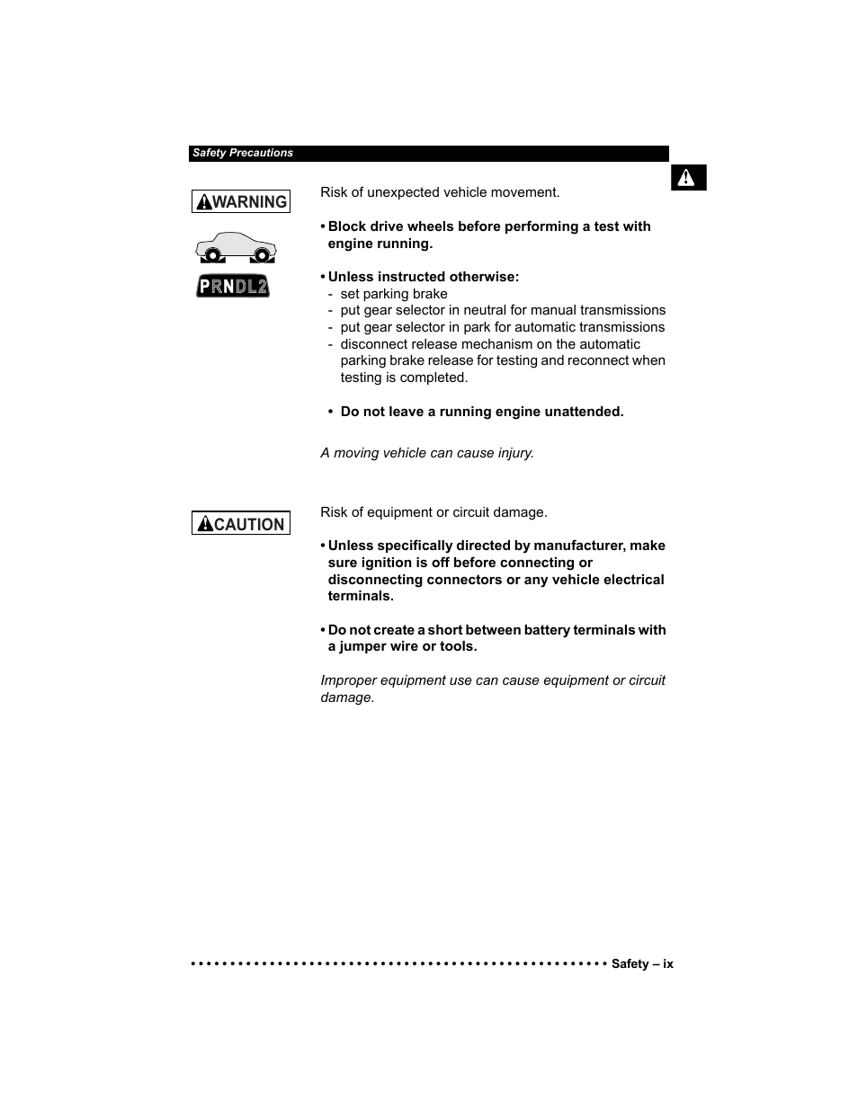 Pr n dl2 | Actron Elite AutoScanner® CP9185 User Manual | Page 15 / 240