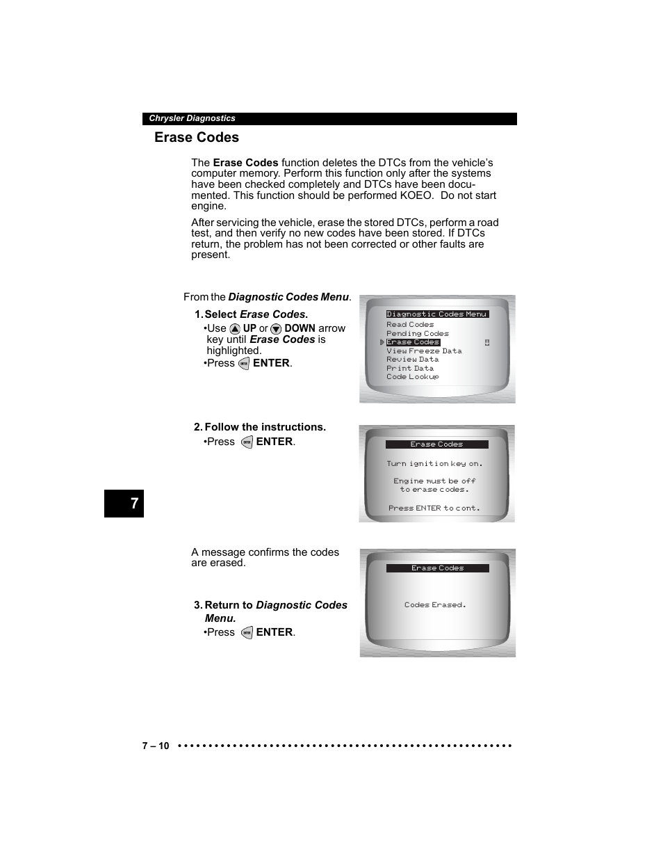 Erase codes | Actron Elite AutoScanner® CP9185 User Manual | Page 166 / 240