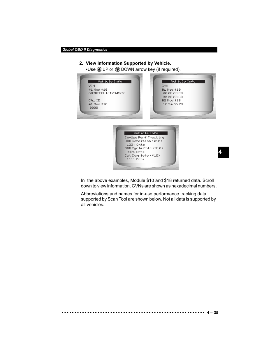 Actron Elite AutoScanner® CP9185 User Manual | Page 99 / 240