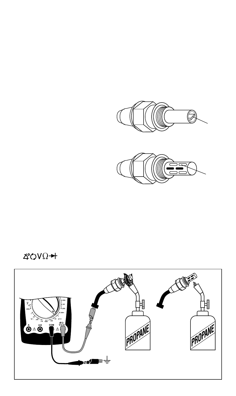 Testing engine sensors, Oxygen (o, Type sensors | Fig. 31 | Actron AutoTroubleShooter CP7677 User Manual | Page 27 / 34