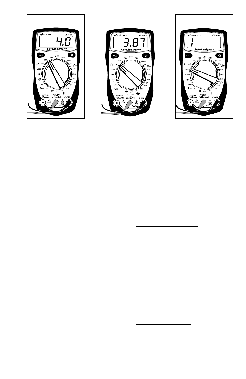 Battery and fuse replacement, Fig. 5, Fig. 6 | Fig. 4 | Actron AutoAnalyzer CP7665 User Manual | Page 7 / 32
