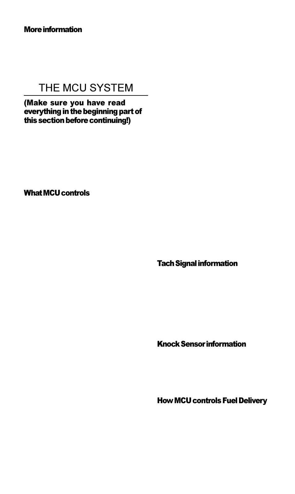 The mcu system | Actron Ford Code Scanner CP9015 User Manual | Page 55 / 66