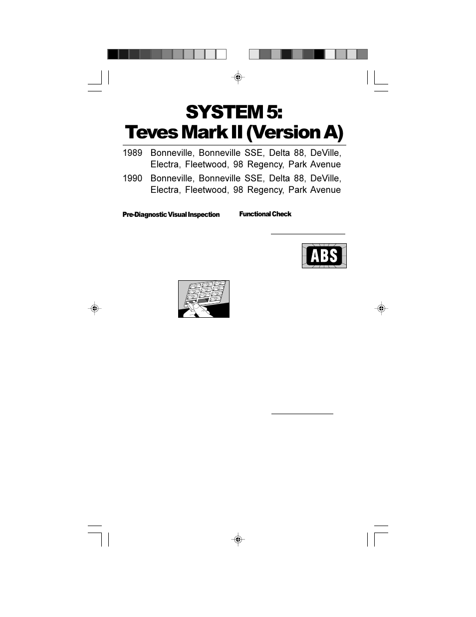 System 5: teves mark ii (version a) | Actron GM Code Scanner CP9001 User Manual | Page 76 / 98