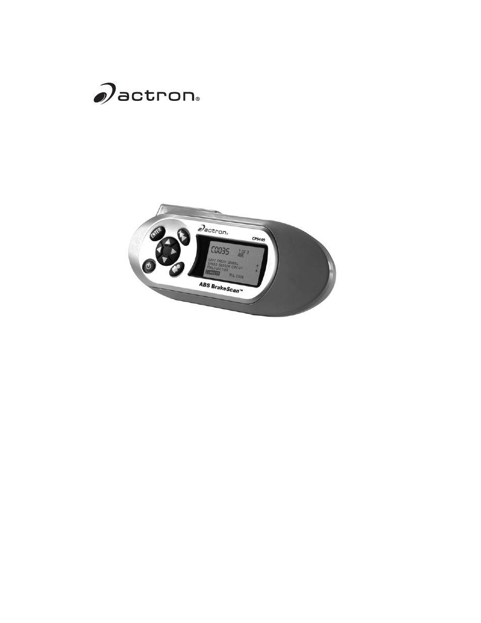 Actron CP9449 ABS BrakeScan User Manual | 58 pages
