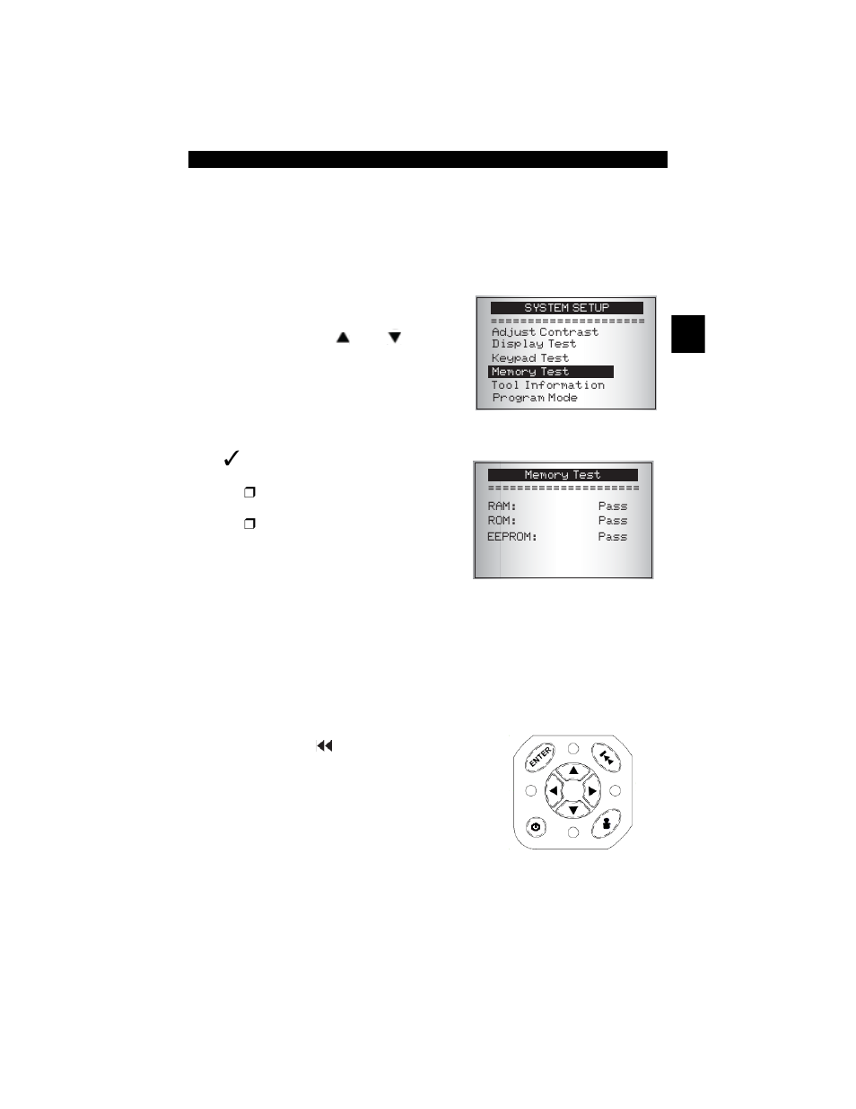 Memory test -9 | Actron CP9449 ABS BrakeScan User Manual | Page 25 / 58