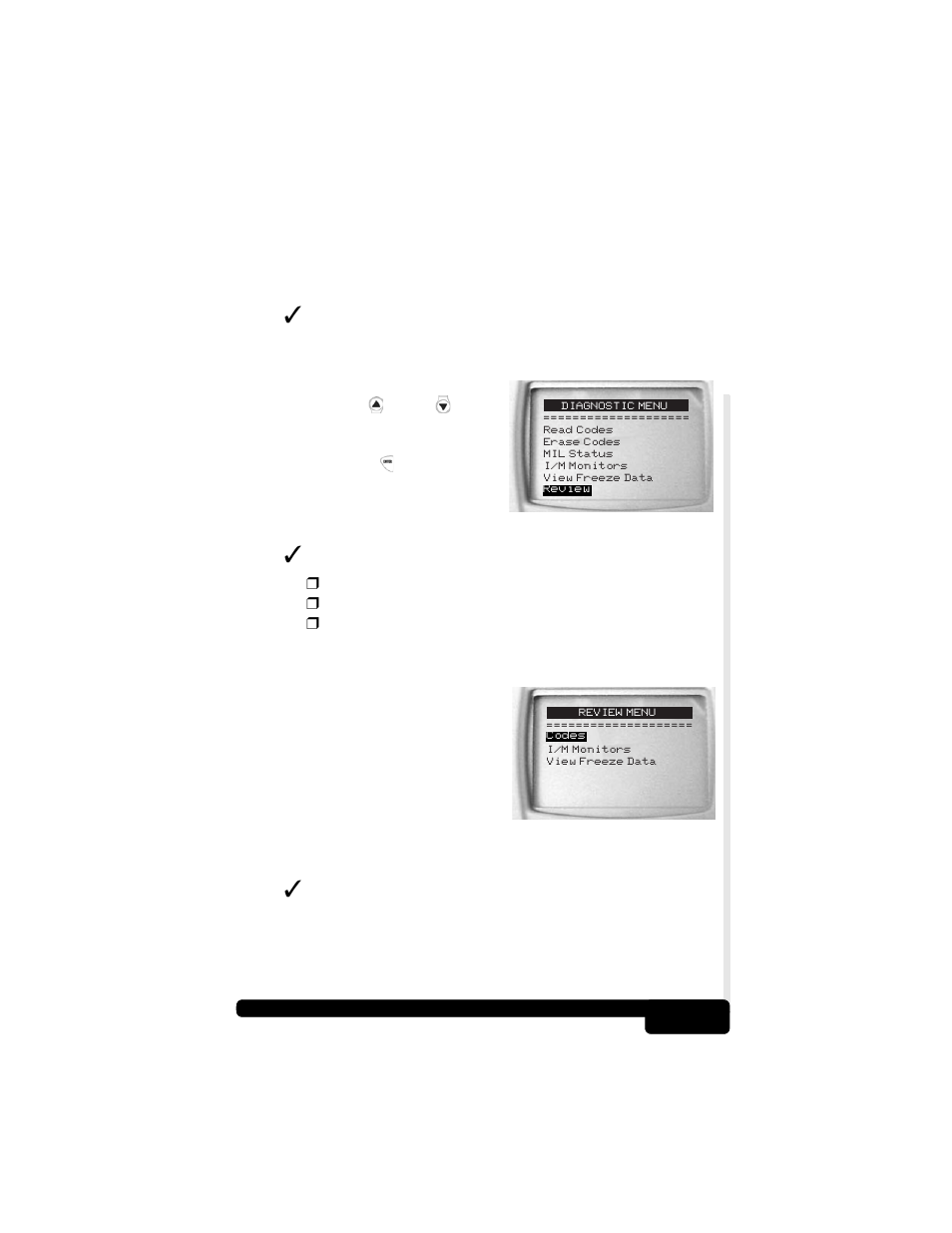 Review, Review -11, 11 review | Actron CP9175 OBD II AutoScanner User Manual | Page 35 / 66