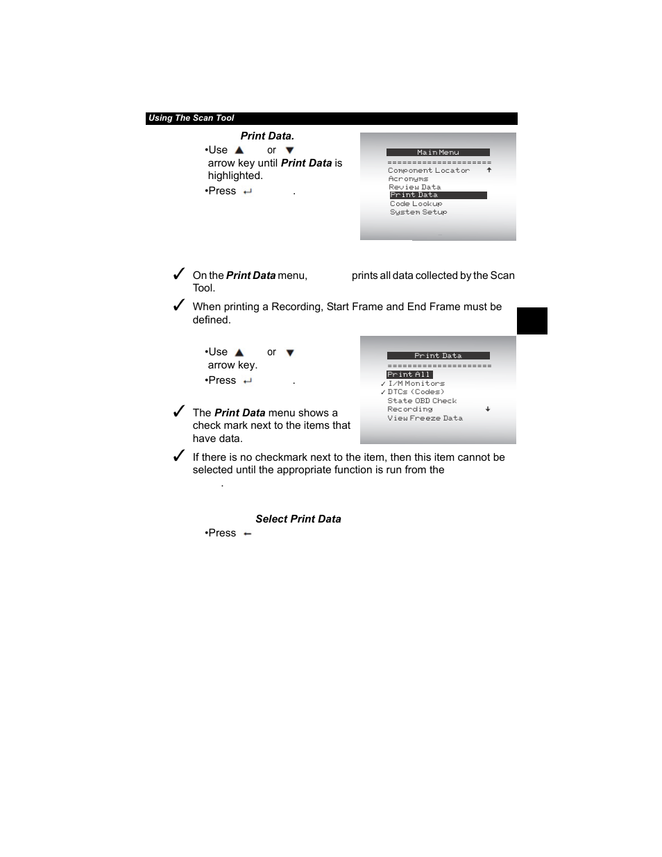 Actron AutoScanner® Plus CP9580A User Manual | Page 45 / 126