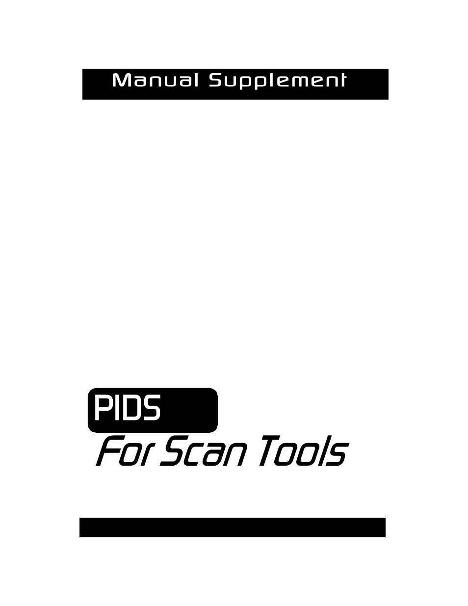 Actron Scan Tools PIDs Supplement User Manual | 42 pages