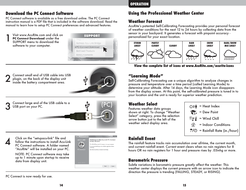 AcuRite 01035 Weather Station User Manual | Page 8 / 13