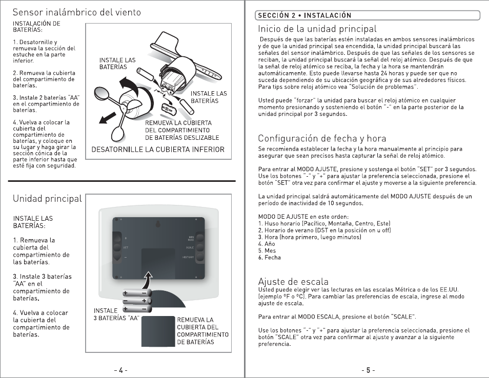 00825 - sp inst08 pg10.pdf | AcuRite 00825 Weather Station User Manual | Page 10 / 14