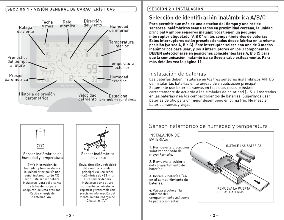 00825 - sp inst08 pg9.pdf | AcuRite 00825 Weather Station User Manual | Page 9 / 14
