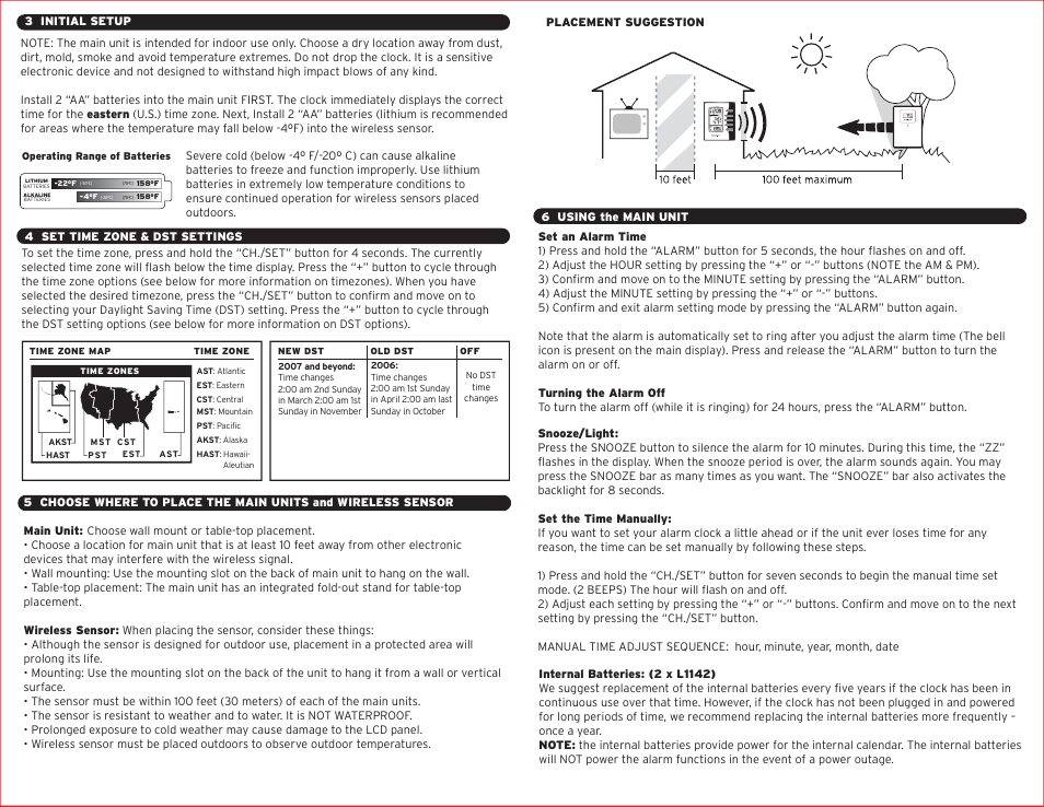 AcuRite 00590A1 Thermometer User Manual | Page 2 / 3