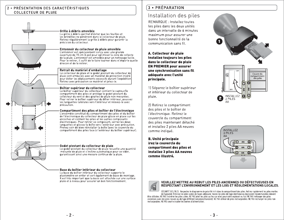 00614 - inst07 fr.pg12.pdf | AcuRite 00614 Rain Gauge User Manual | Page 12 / 16