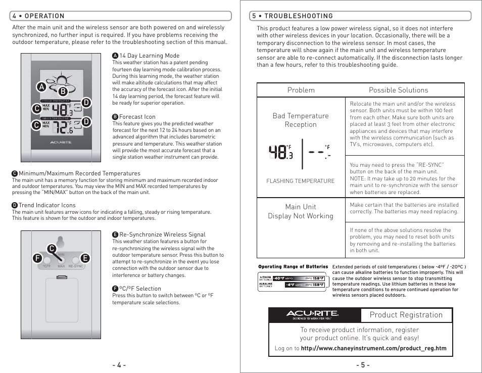 00823 pg3.pdf, Cd d b, Ec f | Product registration | AcuRite 00823 Weather Station User Manual | Page 3 / 4