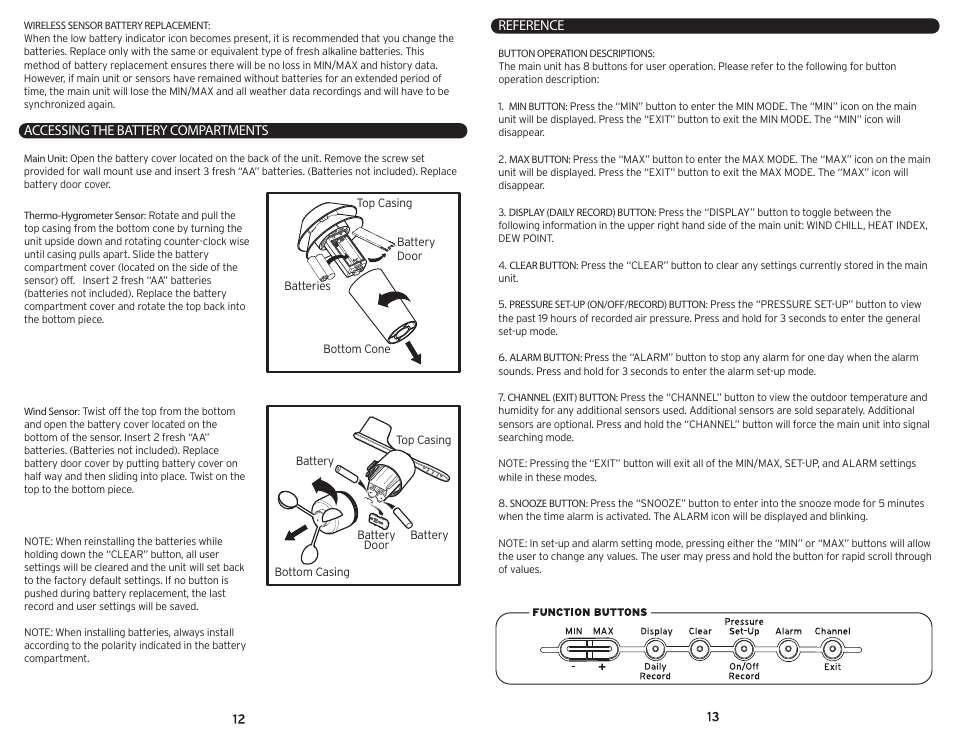 AcuRite 00992 Weather Station User Manual | Page 7 / 9